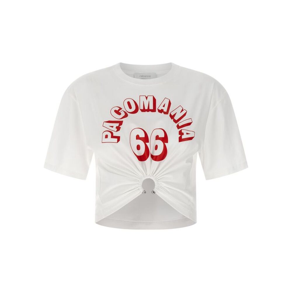 Paco Rabanne White Cotton Women's T-Shirt
